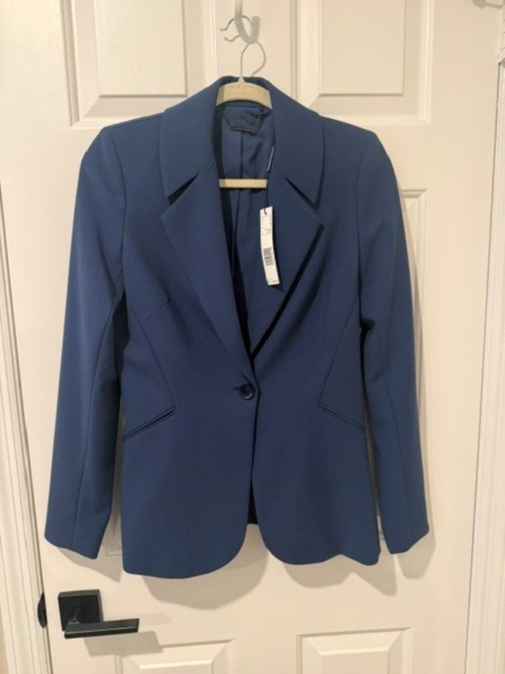 NEW Elie Tahari Steel Blue Rein Pantsuit Size 6